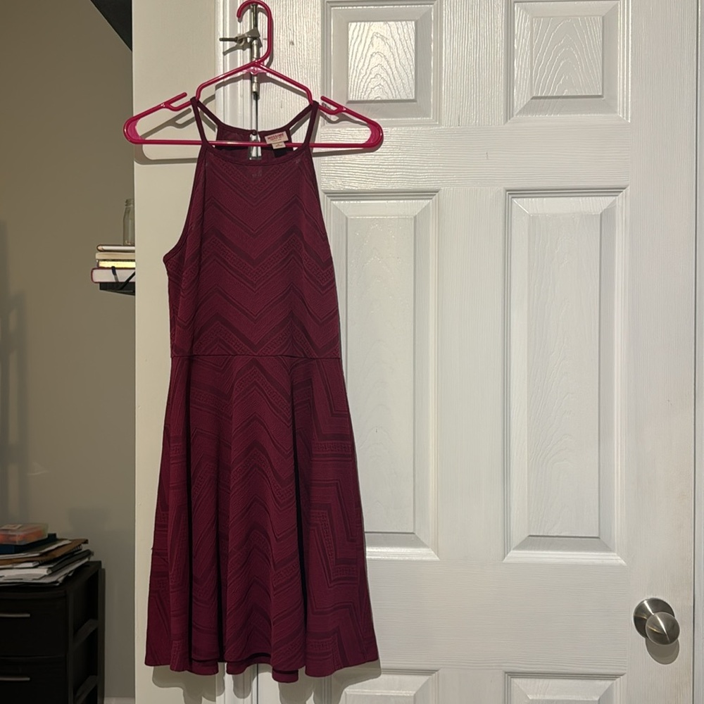 Mossimo Supply Co Red Halter Mini Dress